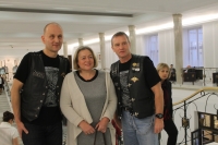 Zdjęcie: SEJM MOTOCYKLISTOM - BIKERSI W SEJMIE 21.11.2013.