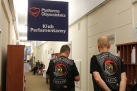 Zdjęcie: SEJM MOTOCYKLISTOM - BIKERSI W SEJMIE 21.11.2013.