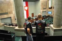Zdjęcie: SEJM MOTOCYKLISTOM - BIKERSI W SEJMIE 21.11.2013.